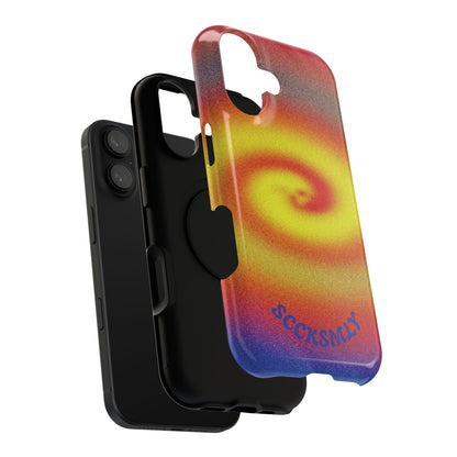 Toxic Spiral Tough Phone Case for Apple