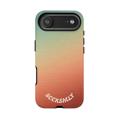 Warm Ombré Tough Phone Case for Apple