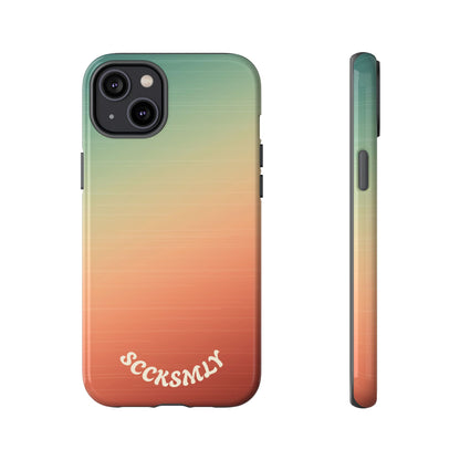 Warm Ombré Tough Phone Case for Apple