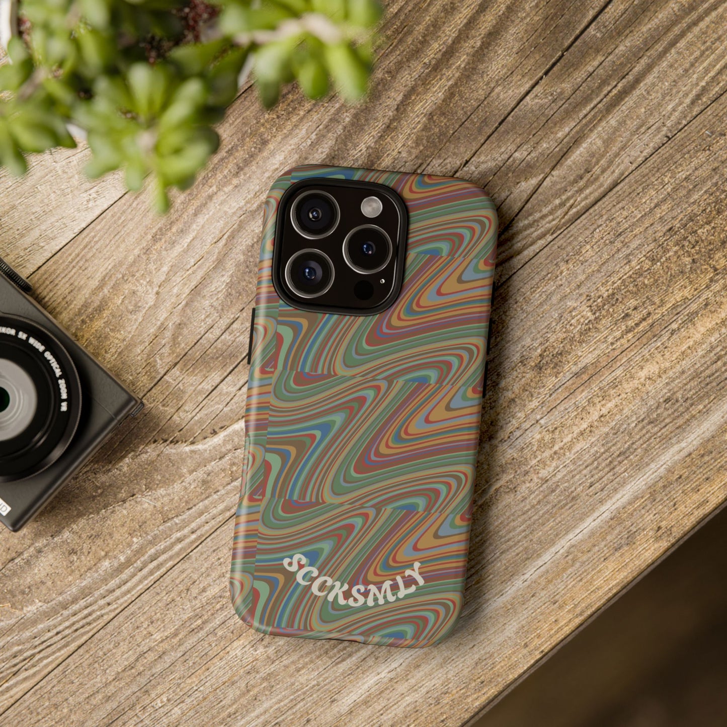 Earthly Waves Tough Phone Case for Apple