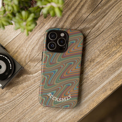 Earthly Waves Tough Phone Case for Apple