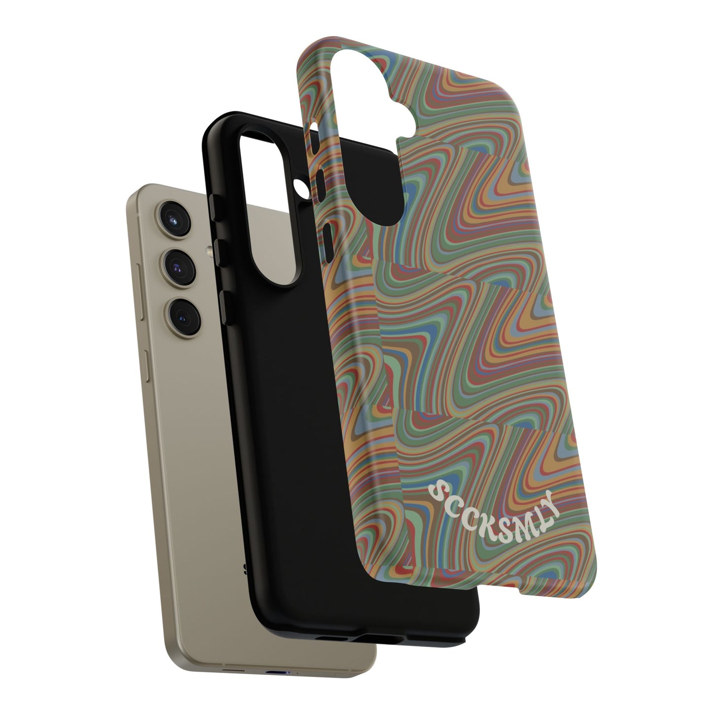Earthly Waves Tough Phone Case for Samsung