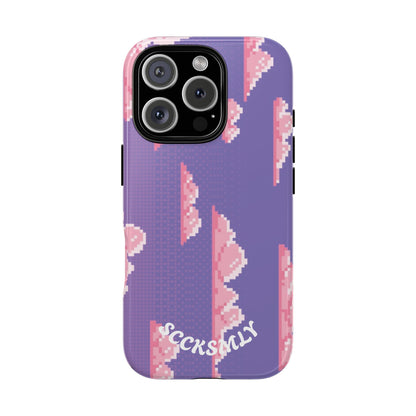 Purple Cotton Candy Sky Tough Phone Case for Apple