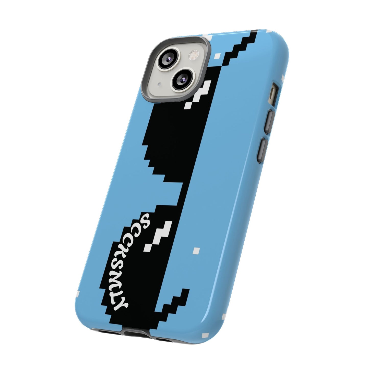 Pixel Glass Tough Phone Case for Apple