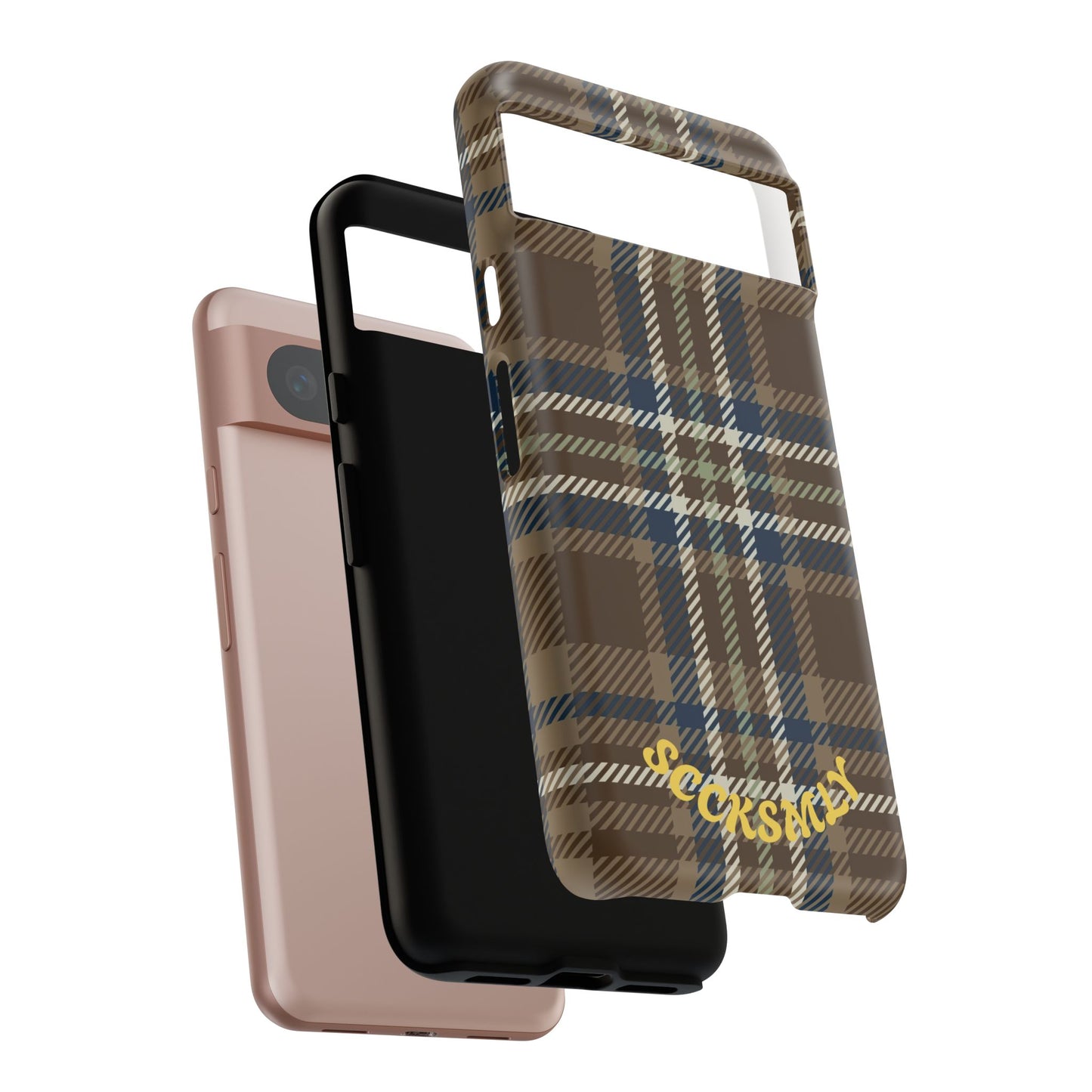 Earth and Sky Plaid Phone Case for Google Pixel