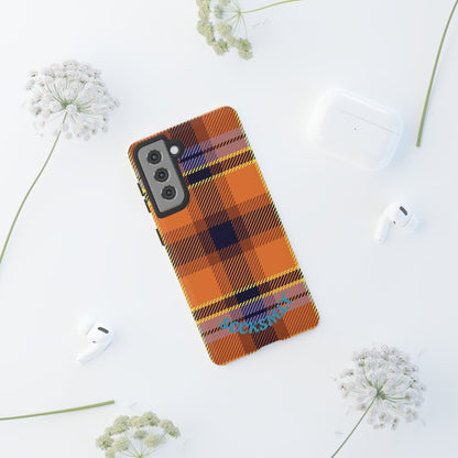Orange Sickle Plaid Phone Case for Samsung
