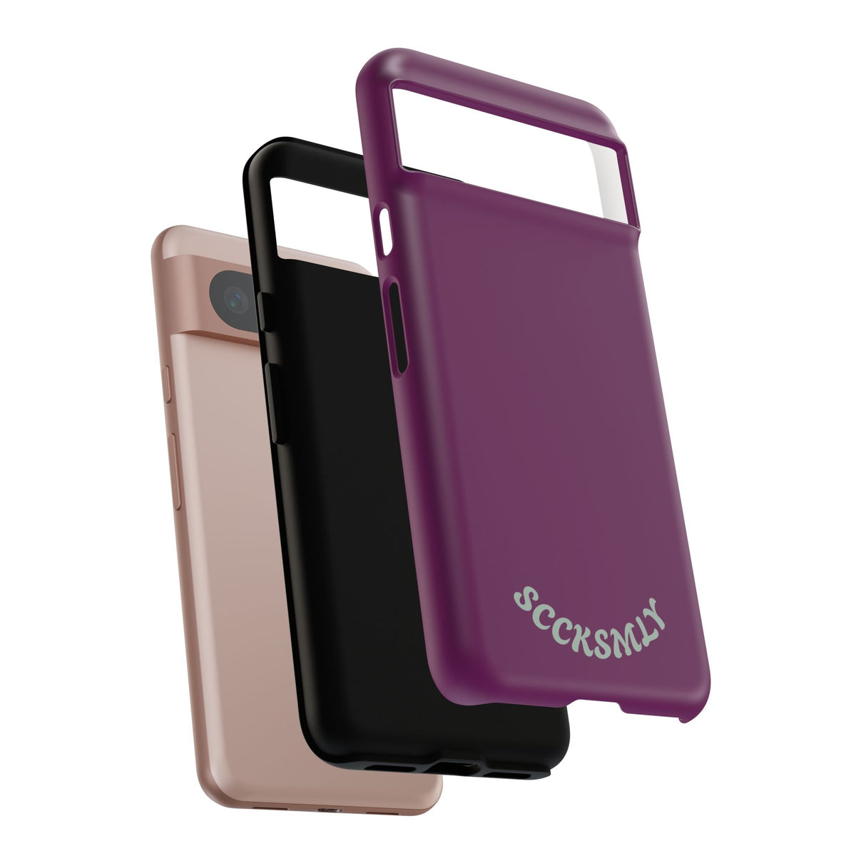 SOLID Amethyst Matte Tough Phone Case for Google Pixel