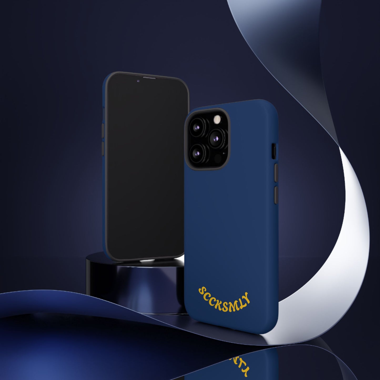 SOLID Cobalt Haze Tough Case for Apple