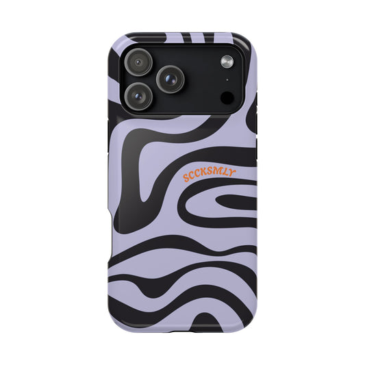 Purple Swirl Phone Case for Apple