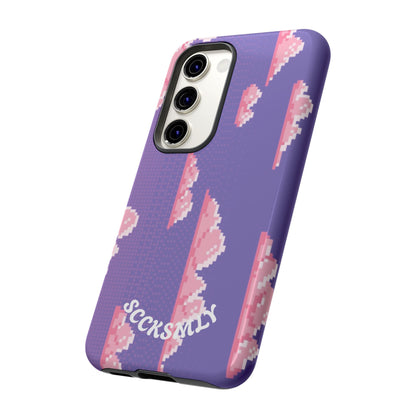 Purple Cotton Candy Sky Tough Phone Case for Samsung