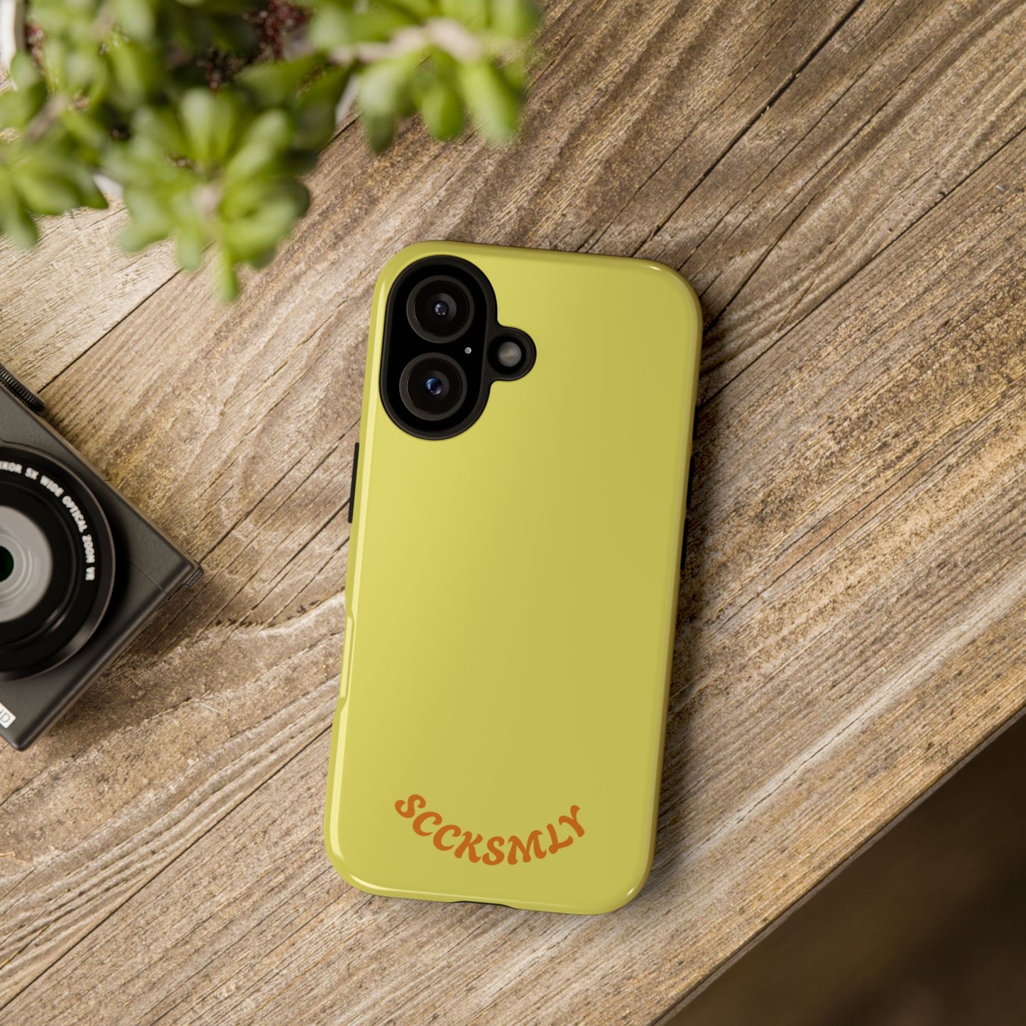 SOLID Lemon Dijon Glaze Tough Case for Apple