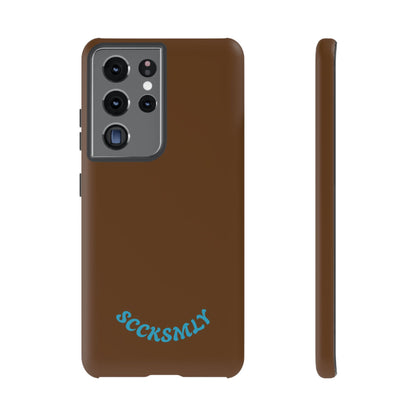SOLID Chocolate Coco Tough Case for Samsung