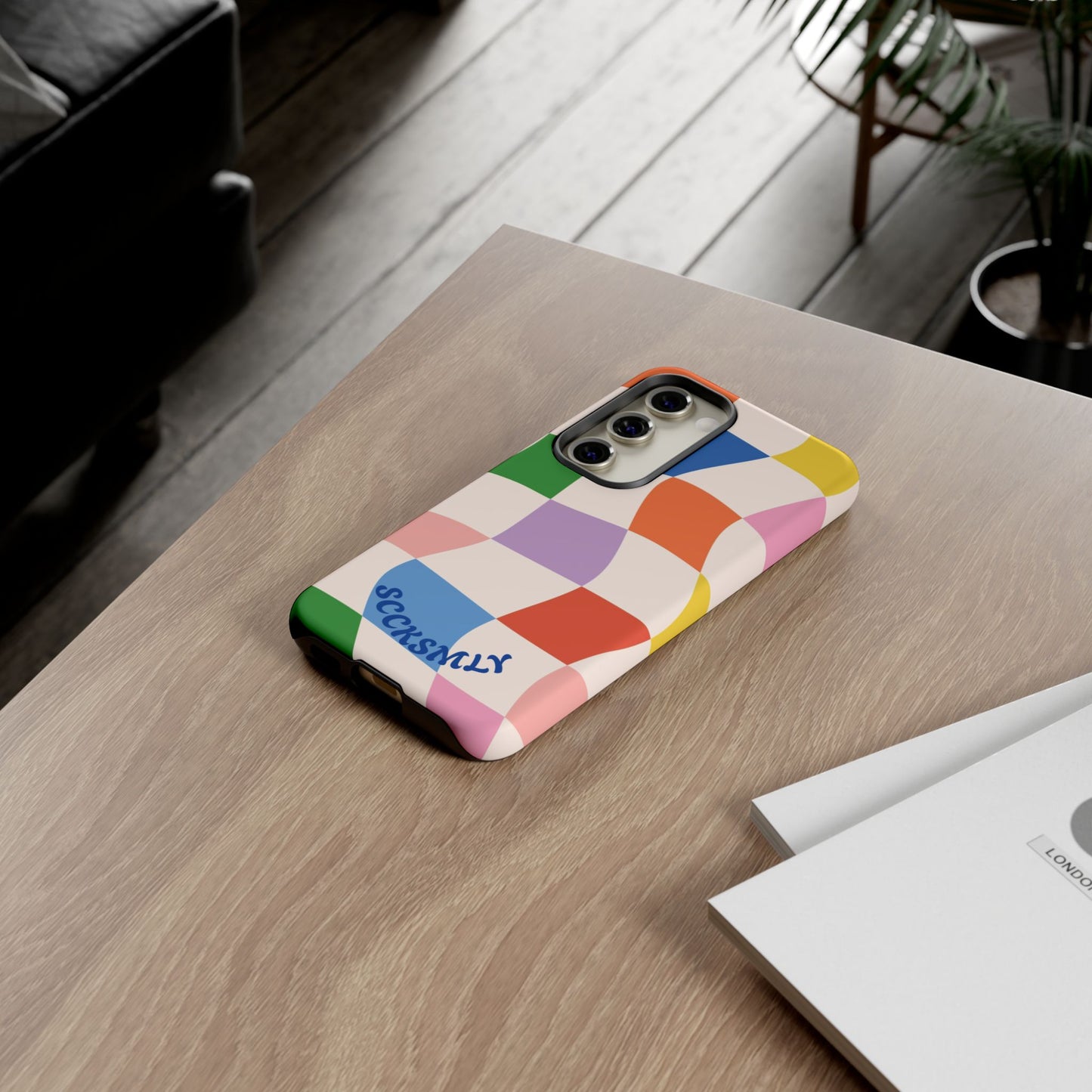 Checker Flicker Phone Case for Samsung