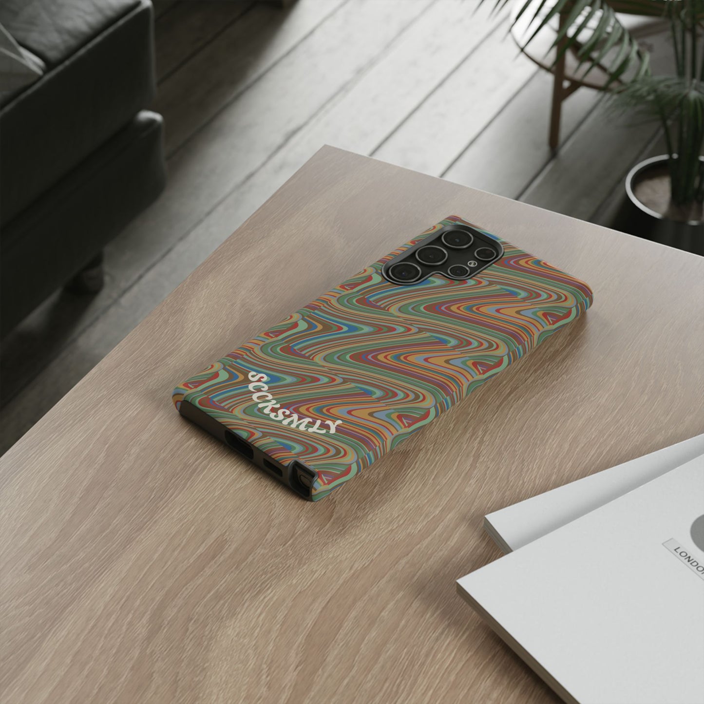 Earthly Waves Tough Phone Case for Samsung