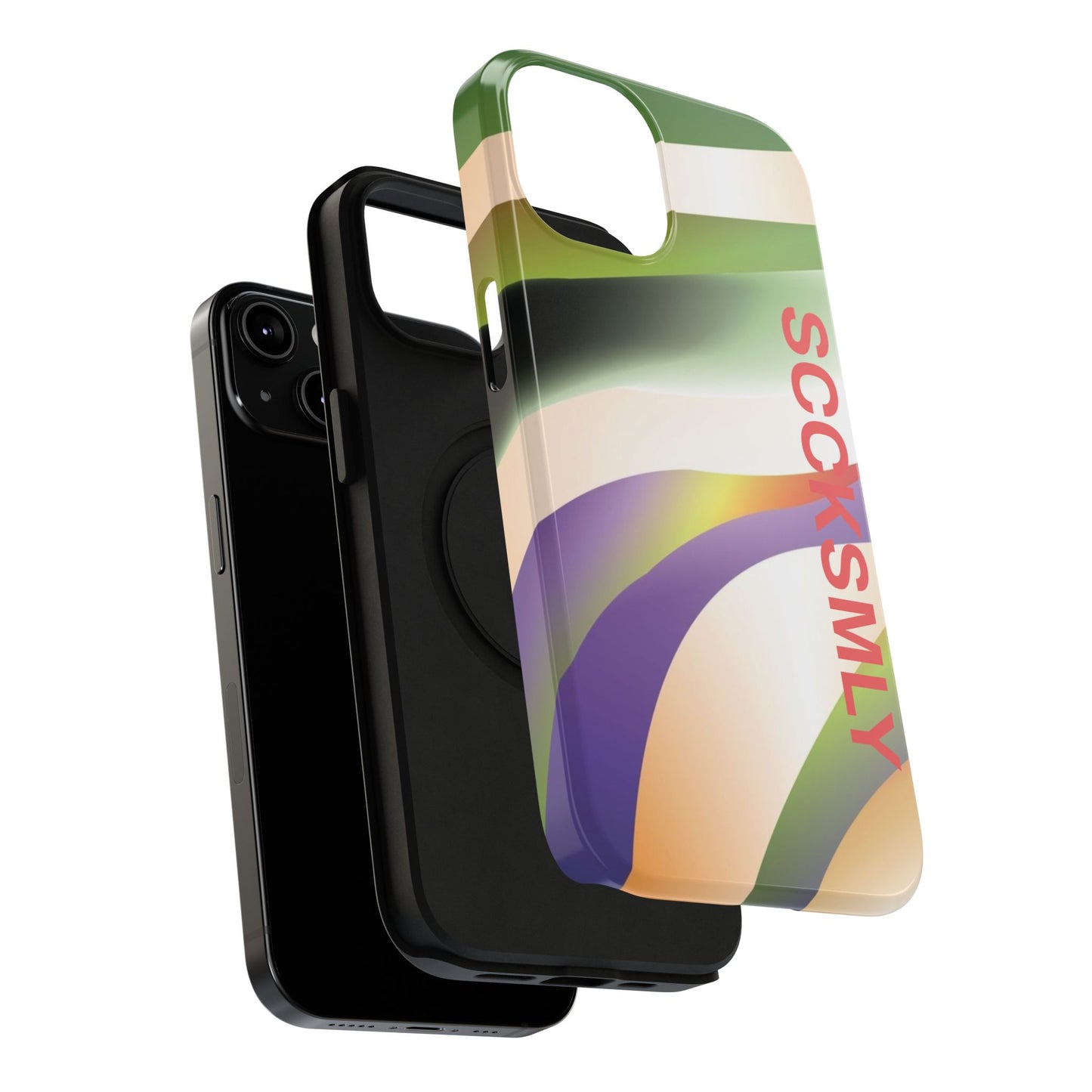 Green Waves Phone Case for "IOS or Apple"