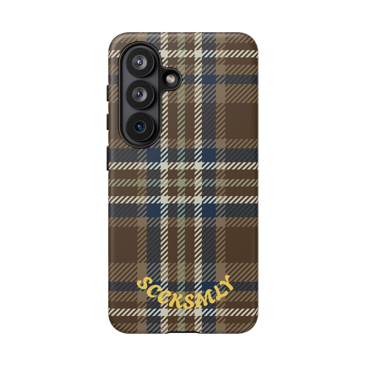 Earth and Sky Plaid Phone Case for Samsung