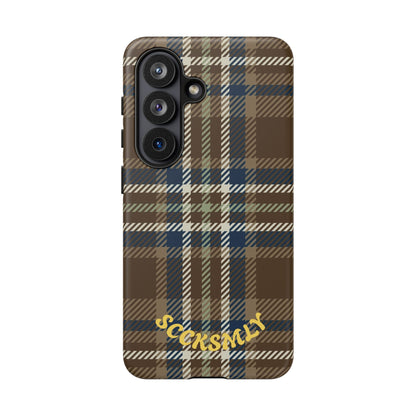 Earth and Sky Plaid Phone Case for Samsung