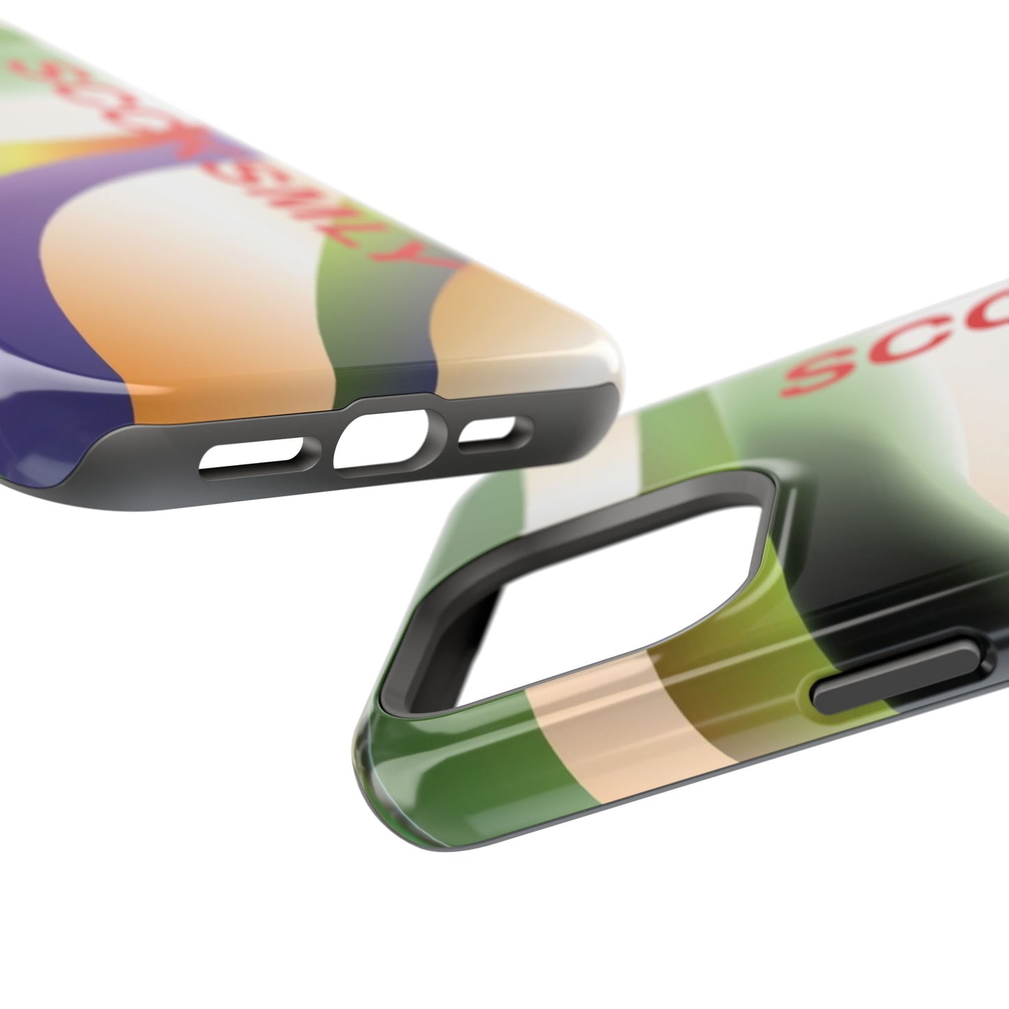 Green Waves Phone Case for "IOS or Apple"