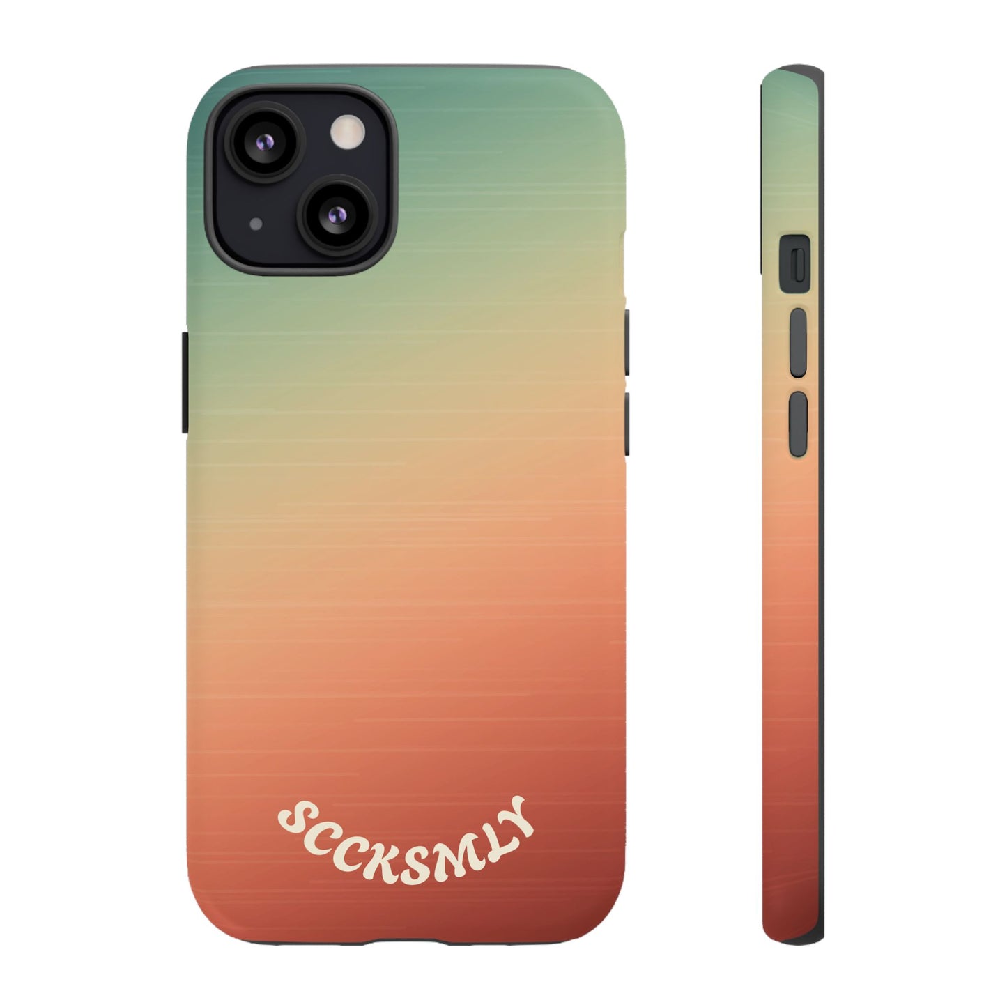 Warm Ombré Tough Phone Case for Apple