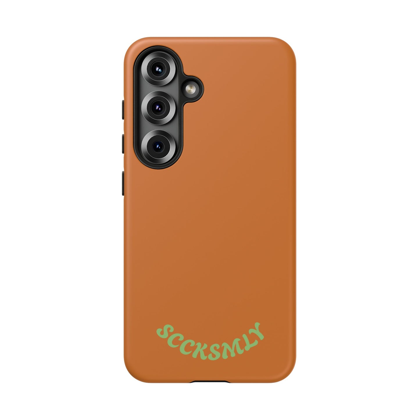 SOLID Terracotta Coal Tough Case for Samsung