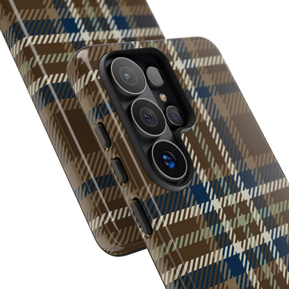 Earth and Sky Plaid Phone Case for Samsung