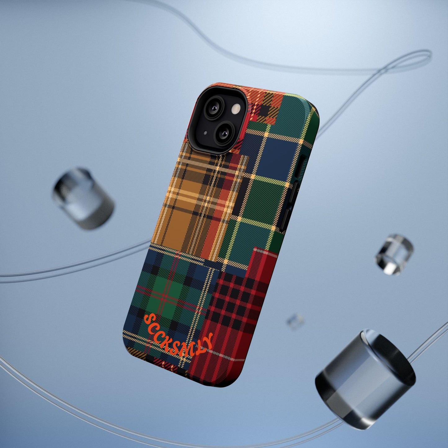 Heritage Hues Patchwork Tough Phone Case for Apple