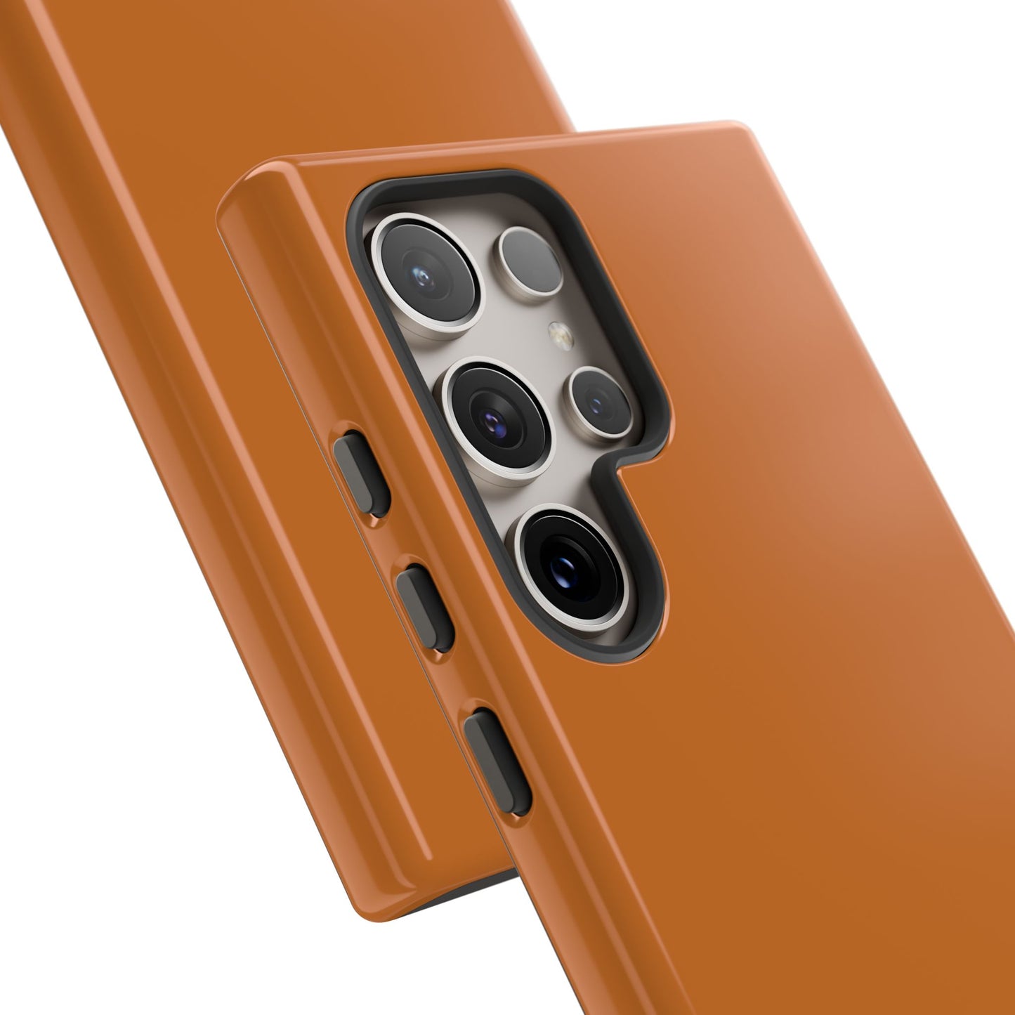 SOLID Terracotta Coal Tough Case for Samsung