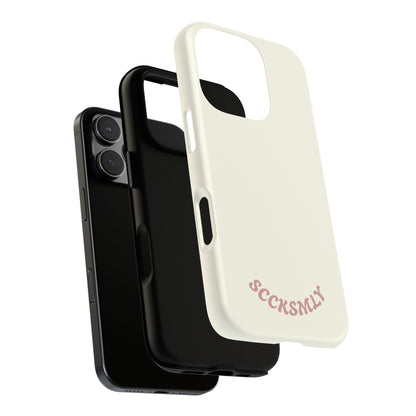 Sweet Oat Milk Tough Phone Case for Apple