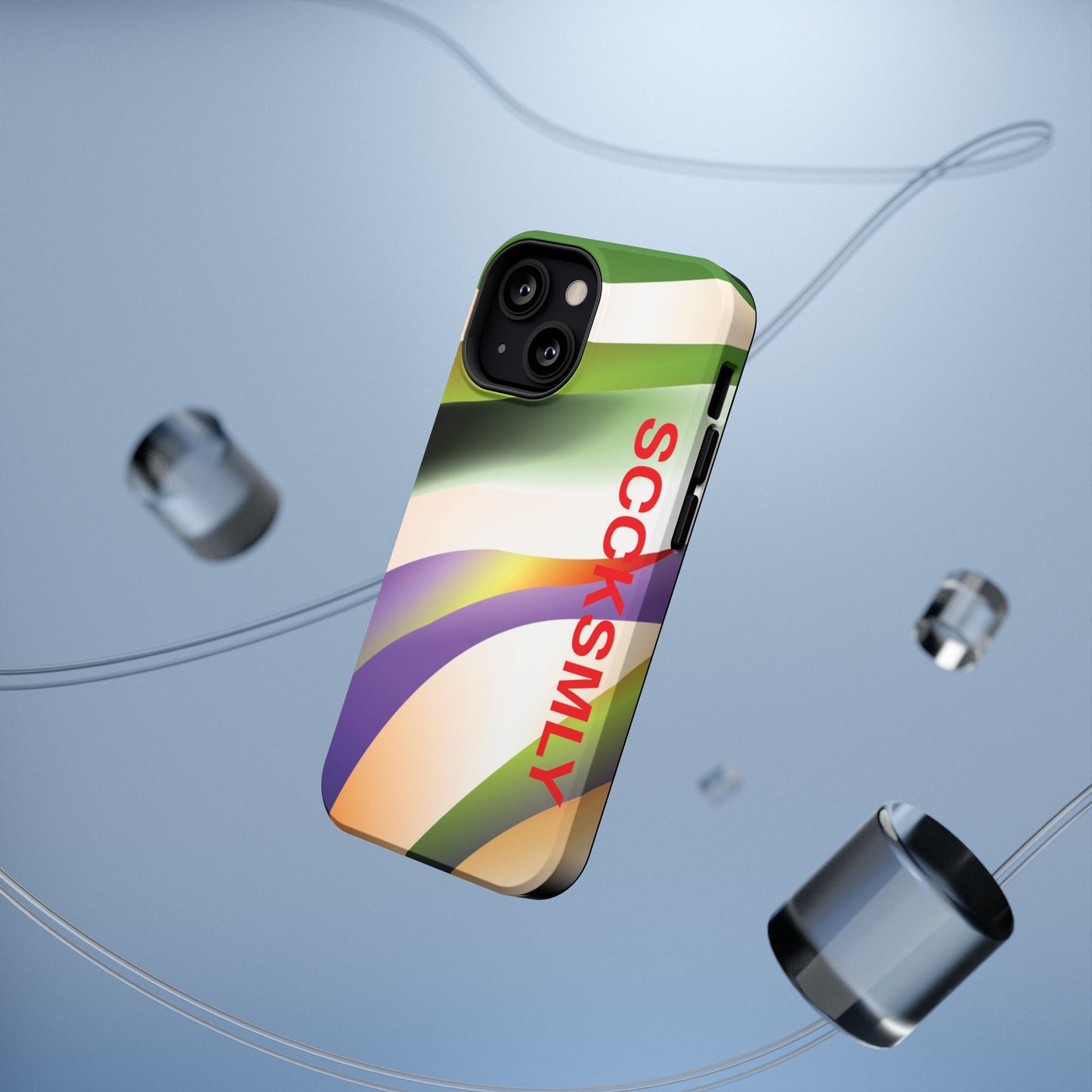 Green Waves Phone Case for "IOS or Apple"