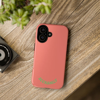 SOLID Guava Melon Wave Tough Phone Case for Apple