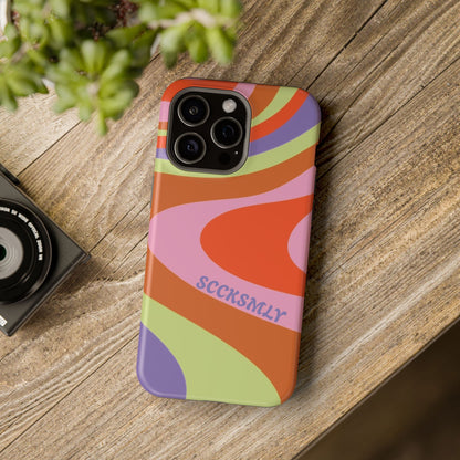 Curvy Swirl Phone Case for Apple