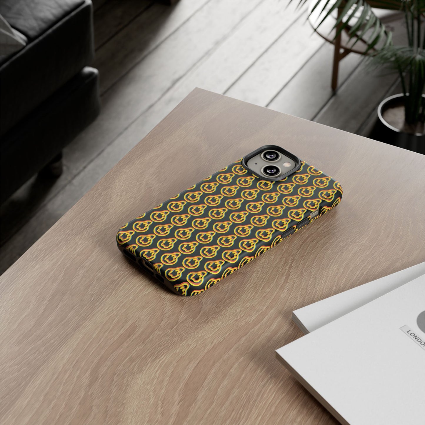 Solid SCCKSMLY Tough Phone Case for Apple