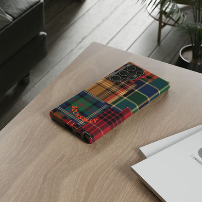 Heritage Hues Patchwork Tough Phone Case for Samsung