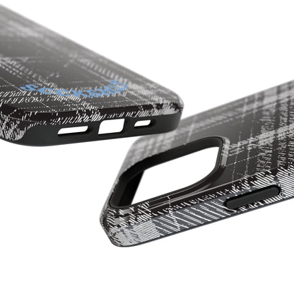 Smoky Grungy Plaid Phone Case for Apple