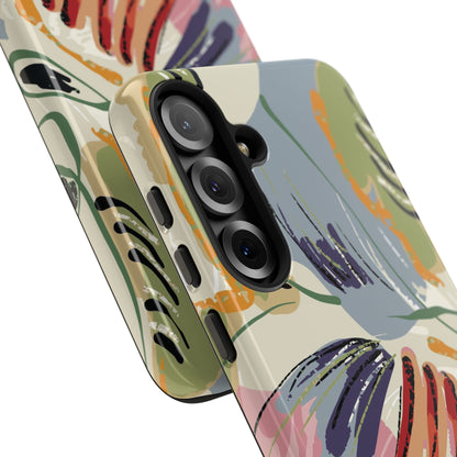 Botanical Strokes Palette Tough Phone Case for Samsung