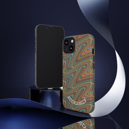 Earthly Waves Tough Phone Case for Apple
