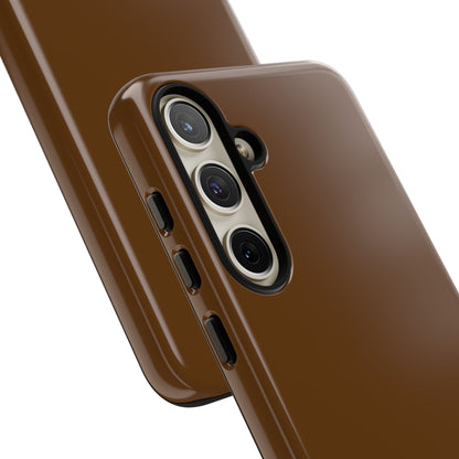 SOLID Chocolate Coco Tough Case for Samsung