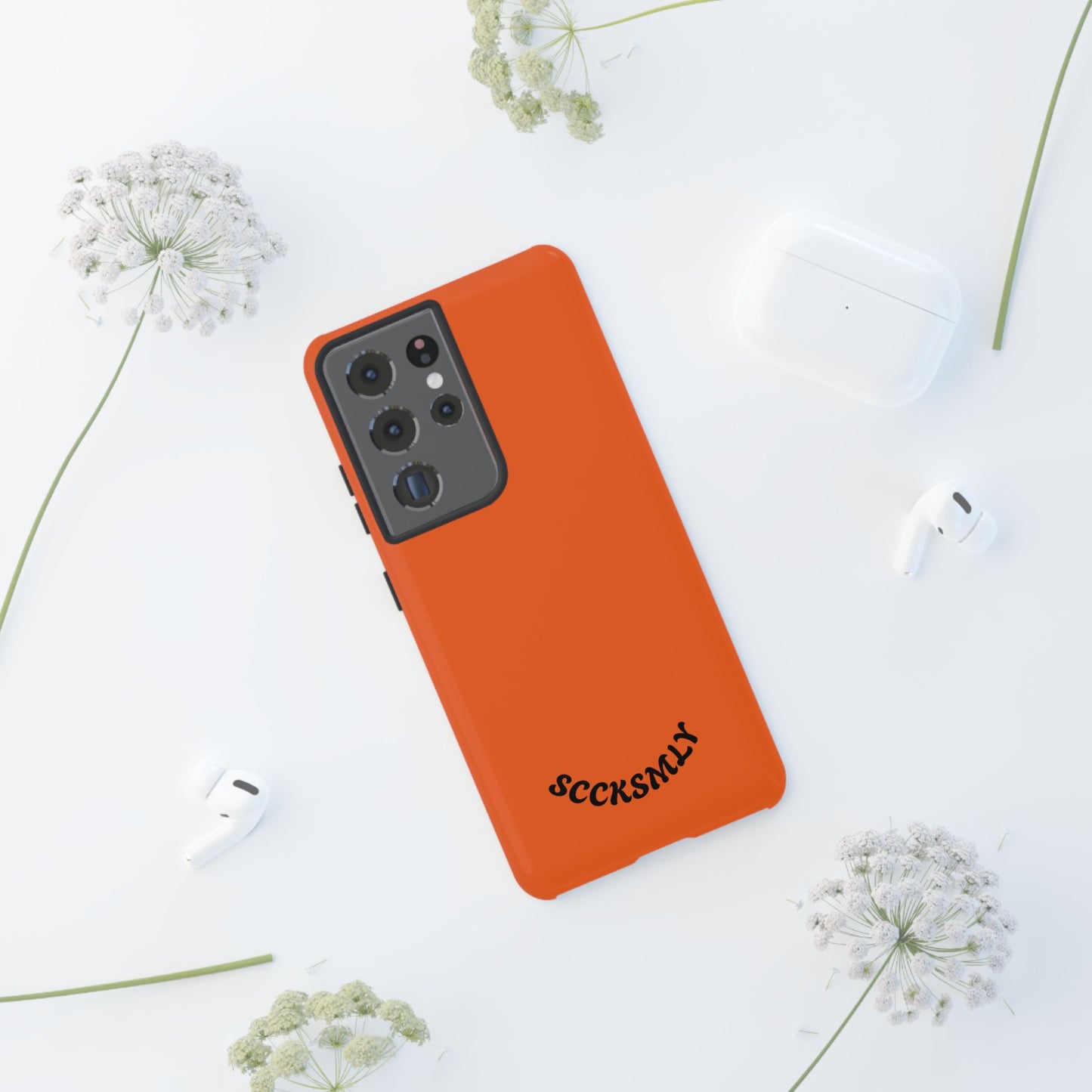 SOLID Tangerine Tough Case for Samsung