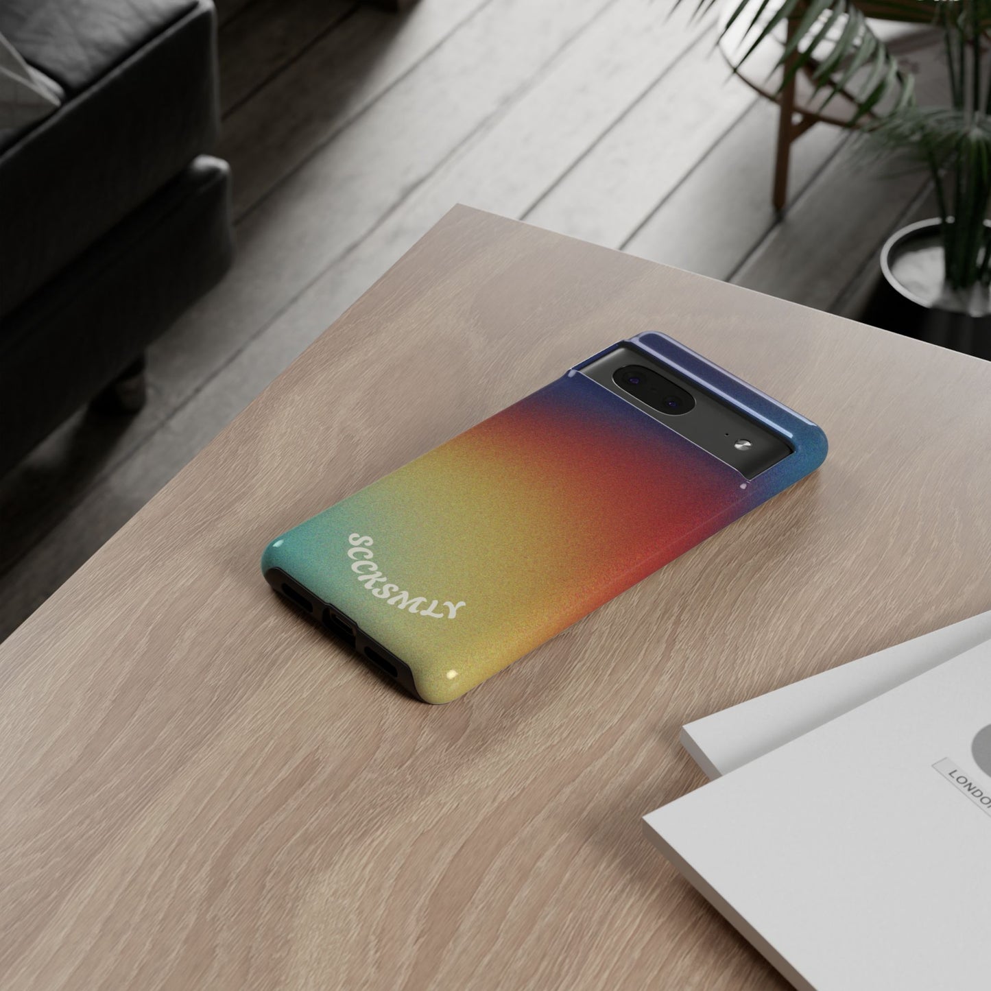 Faded Sunset Aura Tough Phone Case for Google Pixel