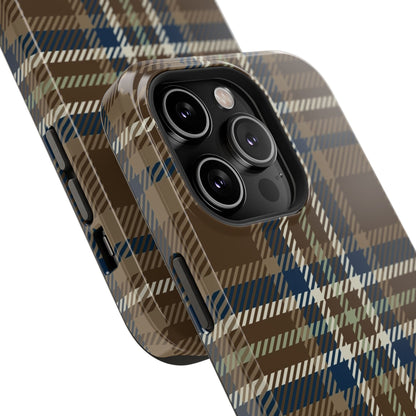 Earth and Sky Plaid Phone Case for Apple