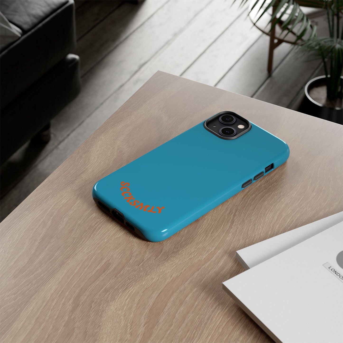 SOLID Blue Spook Tough Case for Apple