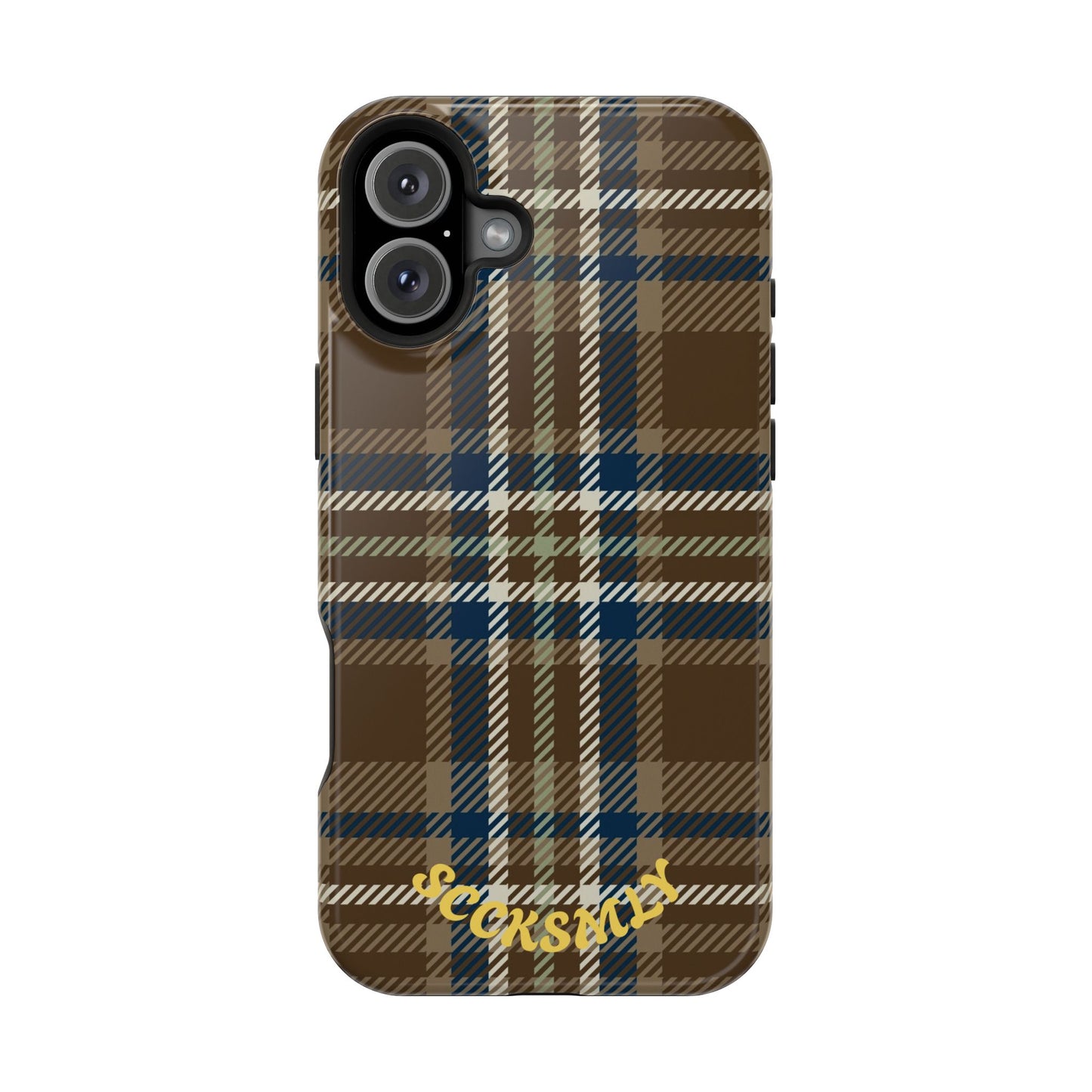 Earth and Sky Plaid Phone Case for Apple