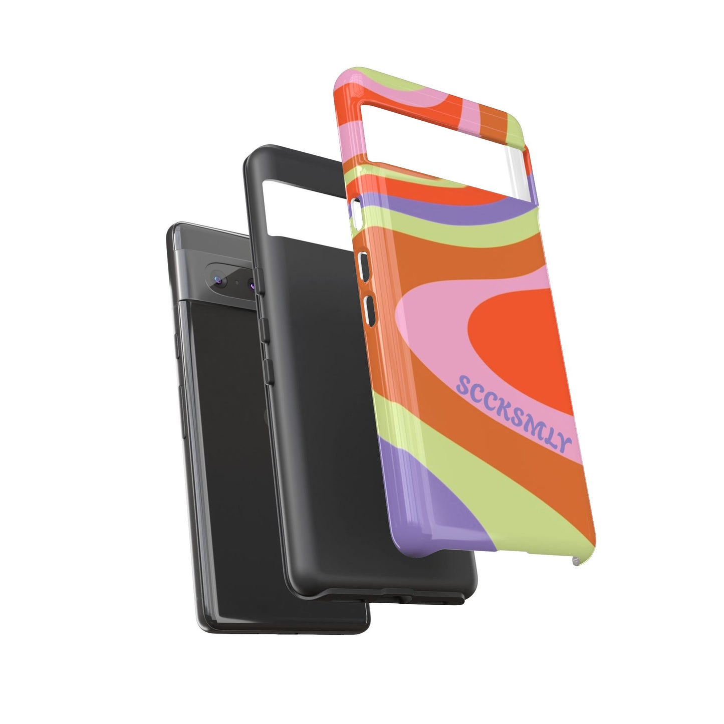 Curvy Swirl Phone Case for Google Pixel