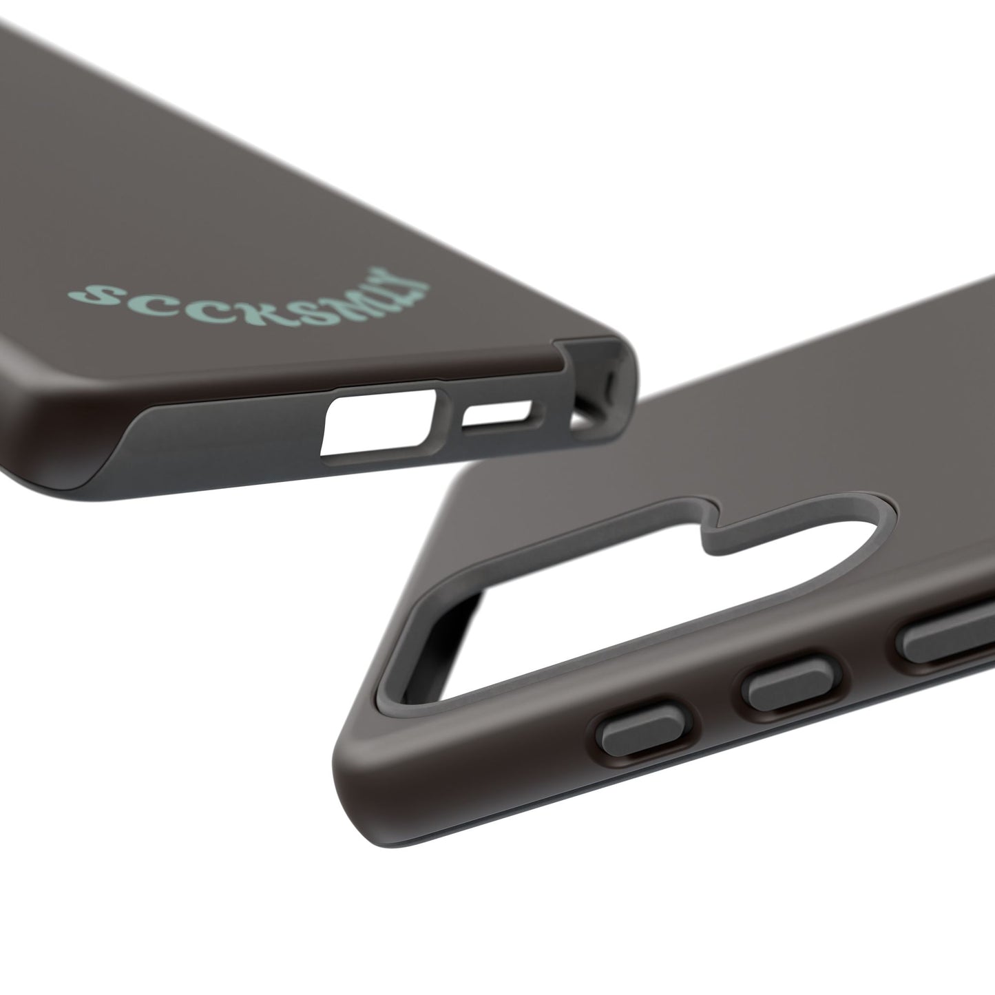 SOLID Espresso Mint Tough Phone Case for Samsung