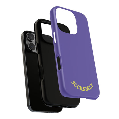 SOLID Dreamy Dusk Purple Tough Case for Apple