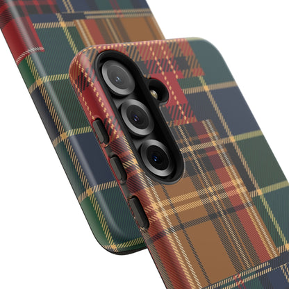 Heritage Hues Patchwork Tough Phone Case for Samsung