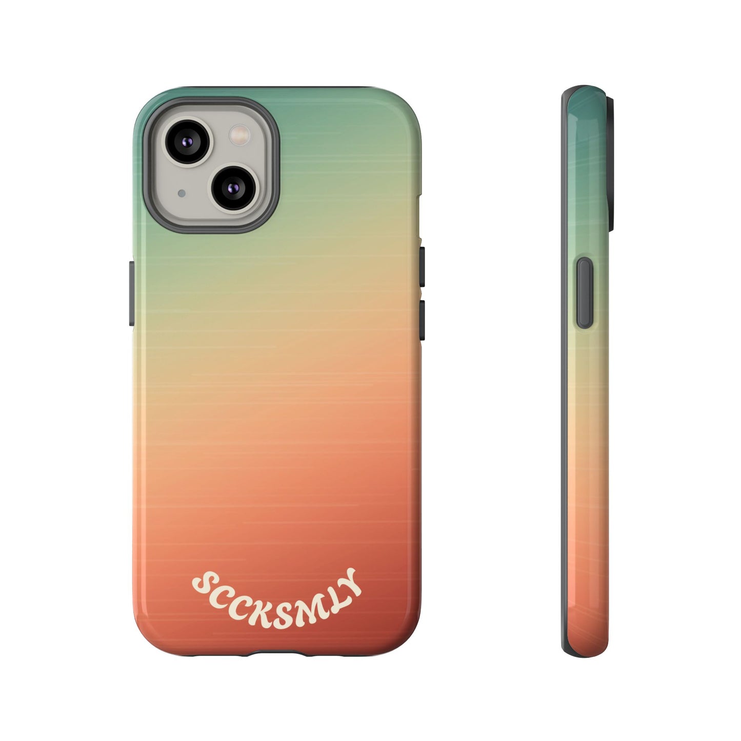 Warm Ombré Tough Phone Case for Apple