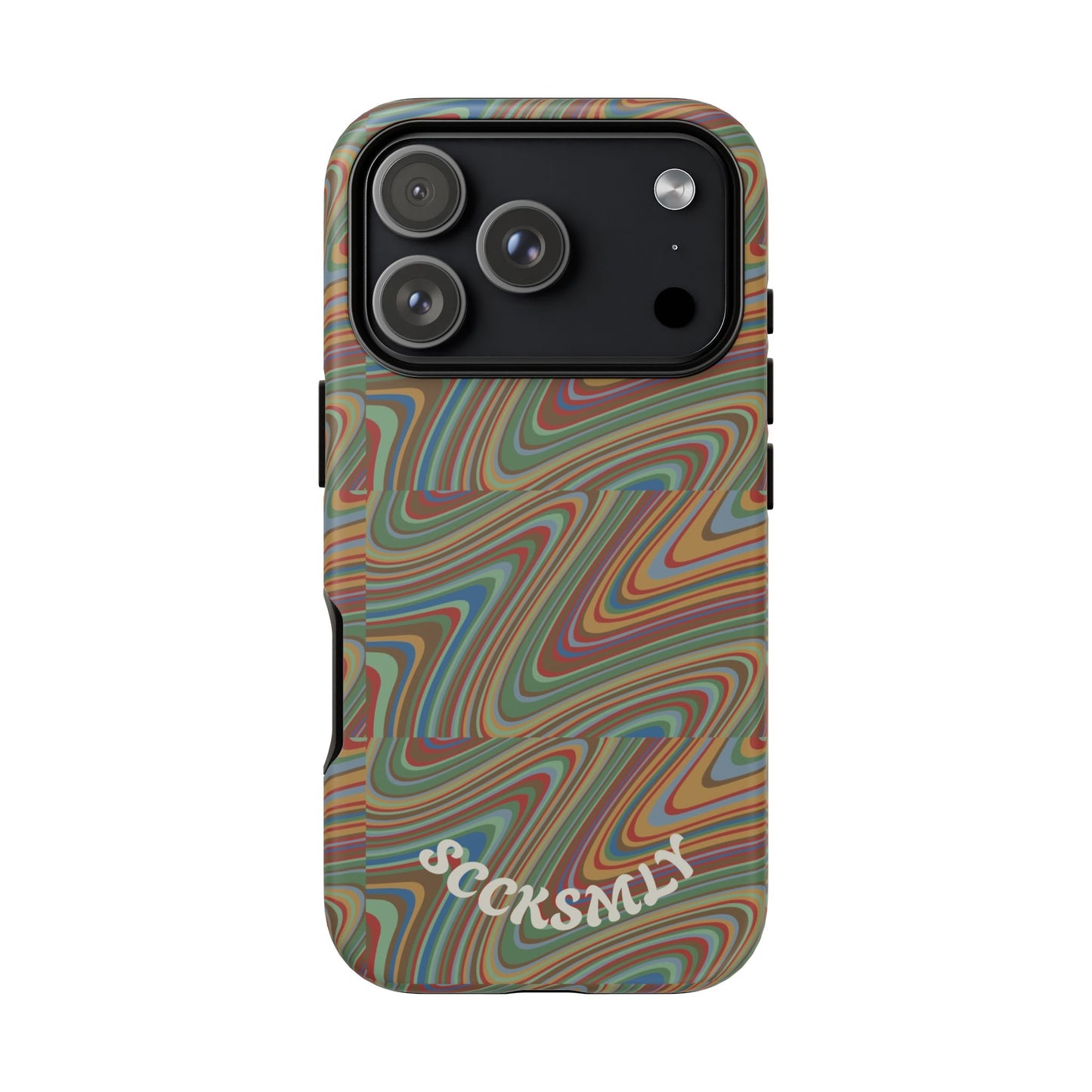 Earthly Waves Tough Phone Case for Apple