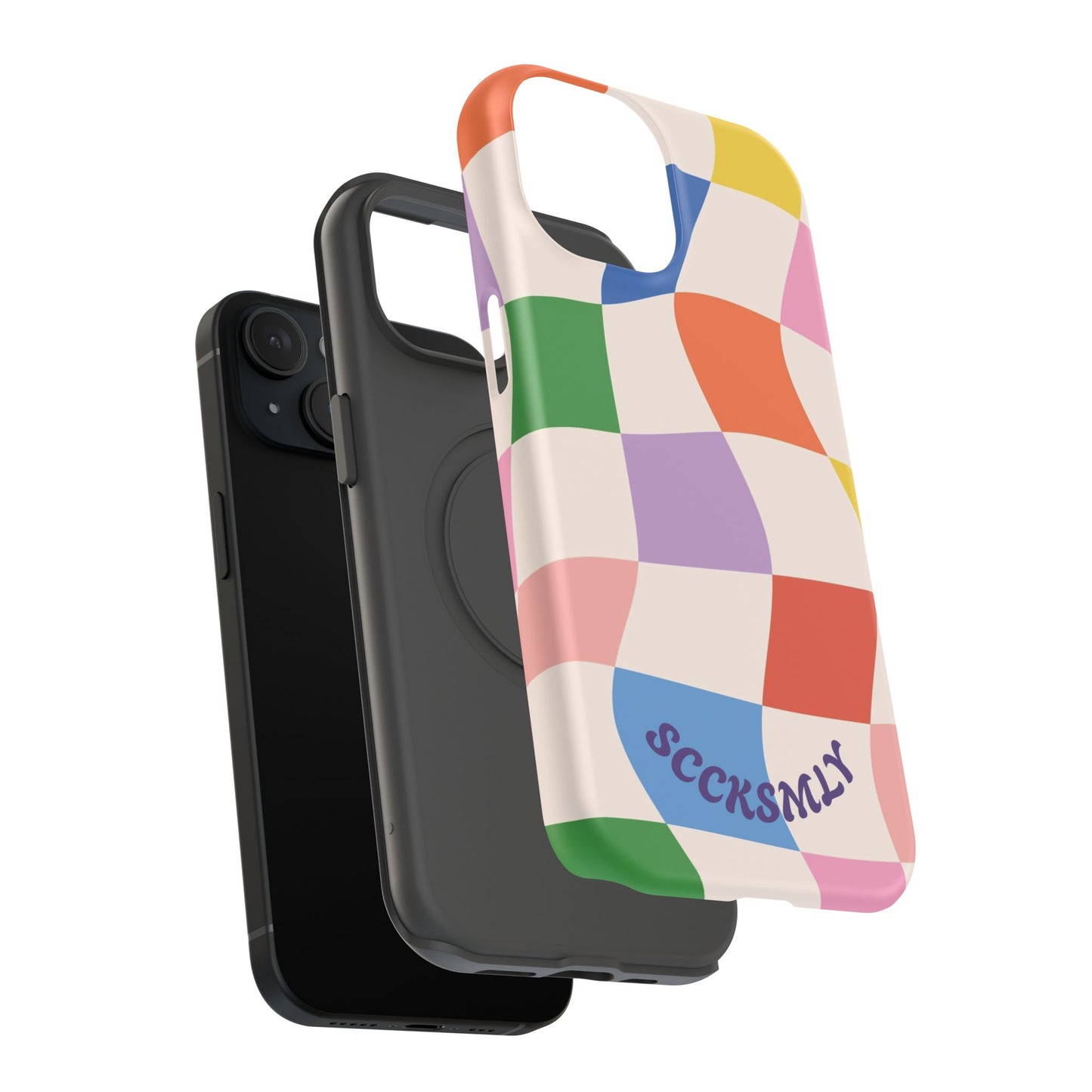 Checker Flicker Phone Case "IOS or Apple"