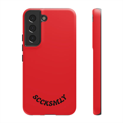 SOLID Screaming Red Tough Case for Samsung
